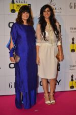 Neeta Lulla, Nishka Lulla at Grazia Young awards red carpet in Mumbai on 13th April 2014